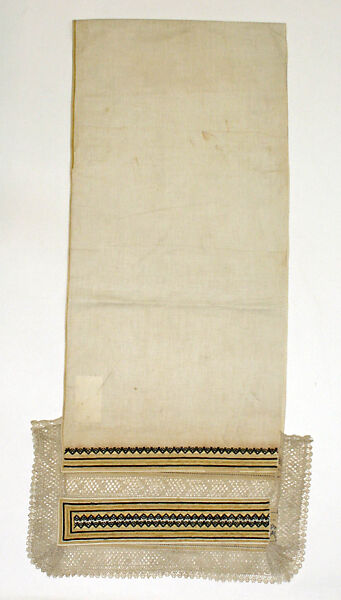 Ensemble, cotton, silk, Czech