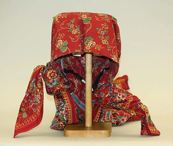 Ensemble, wool, silk, cotton, Czech