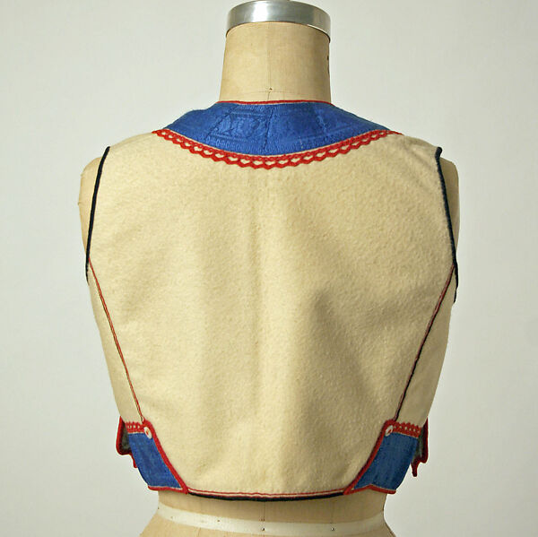 Ensemble, wool, silk, cotton, Czech