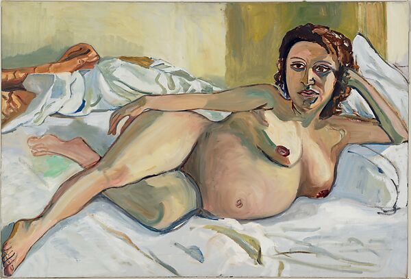 Pregnant Maria, Alice Neel (American, Merion Square, Pennsylvania 1900–1984 New York), Oil on canvas 