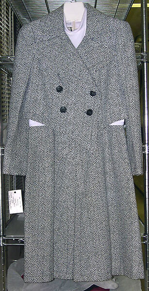 Suit, Geoffrey Beene (American, Haynesville, Louisiana 1927–2004 New York), (a, b) cotton blend; (c) plastic (vinyl), American