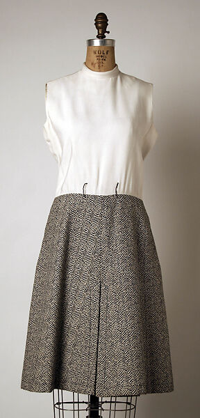 Suit, Geoffrey Beene (American, Haynesville, Louisiana 1927–2004 New York), (a, b) cotton blend; (c) plastic (vinyl), American