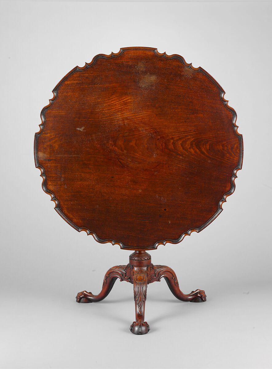Tilt-top tea table, Mahogany, American