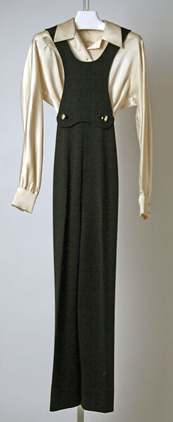 Jumpsuit, Geoffrey Beene (American, Haynesville, Louisiana 1927–2004 New York), wool, silk, American 