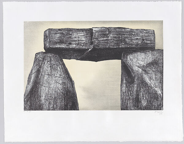 Stonehenge I; Balancing Lintel