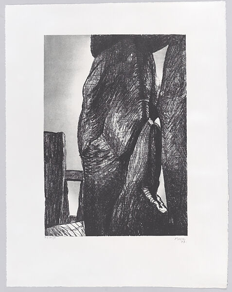 Stonehenge IX; Head of Giant, Henry Moore (British, Castleford 1898–1986 Much Hadham), Lithograph 