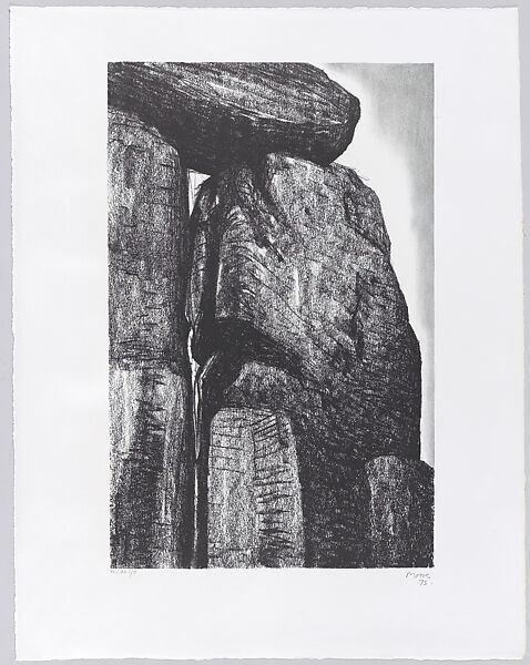 Stonehenge XI; Cyclops, Henry Moore (British, Castleford 1898–1986 Much Hadham), Lithograph 