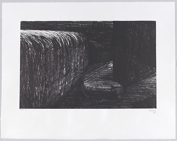 Stonehenge XIV; Moon Lightfall, Henry Moore (British, Castleford 1898–1986 Much Hadham), Lithograph 