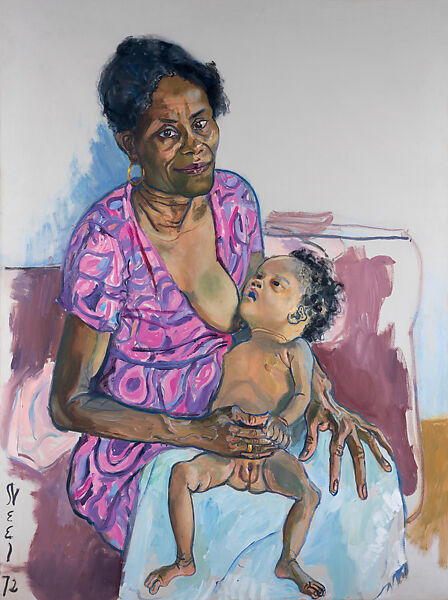 Carmen and Judy, Alice Neel (American, Merion Square, Pennsylvania 1900–1984 New York), Oil on canvas 