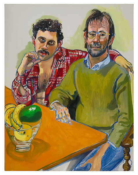 Geoffrey Hendricks and Brian, Alice Neel (American, Merion Square, Pennsylvania 1900–1984 New York), Oil on canvas 