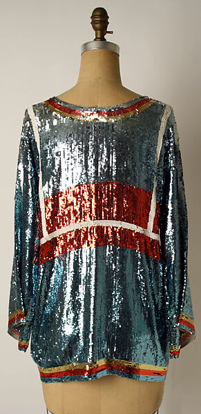 Shirt, Geoffrey Beene (American, Haynesville, Louisiana 1927–2004 New York), silk, plastic, American