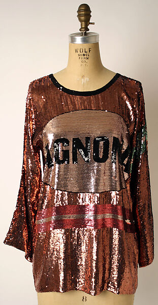 Shirt, Geoffrey Beene (American, Haynesville, Louisiana 1927–2004 New York), silk, plastic, American 