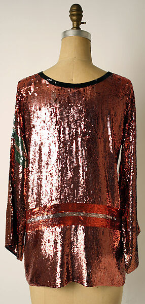 Shirt, Geoffrey Beene (American, Haynesville, Louisiana 1927–2004 New York), silk, plastic, American