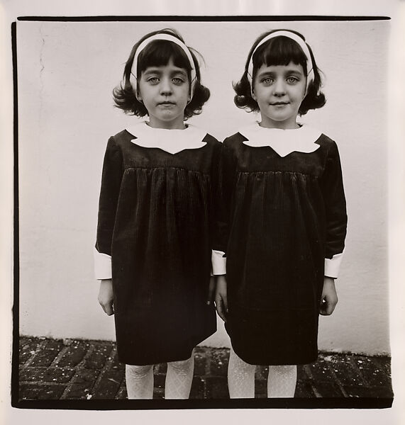 Identical twins, Roselle, N.J. 1966, Diane Arbus (American, New York 1923–1971 New York), Gelatin silver print 