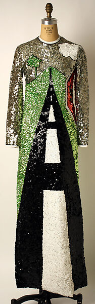 Dress, Geoffrey Beene (American, Haynesville, Louisiana 1927–2004 New York), silk, plastic, American 