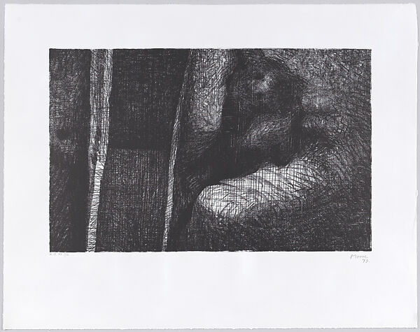 Stonehenge XV; Dark Cavern, Henry Moore (British, Castleford 1898–1986 Much Hadham), Lithograph 