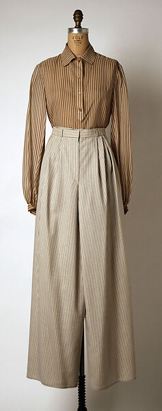 Suit, Geoffrey Beene (American, Haynesville, Louisiana 1927–2004 New York), cotton, silk, wool, plastic, American