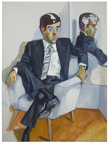 Richard in the Era of the Corporation, Alice Neel (American, Merion Square, Pennsylvania 1900–1984 New York), Oil on canvas 