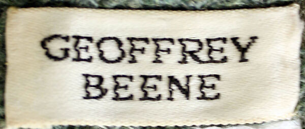 Dress, Geoffrey Beene (American, Haynesville, Louisiana 1927–2004 New York), mohair, wool, American