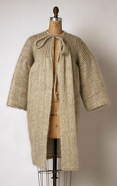 Coat, Geoffrey Beene (American, Haynesville, Louisiana 1927–2004 New York), mohair, wool, American 