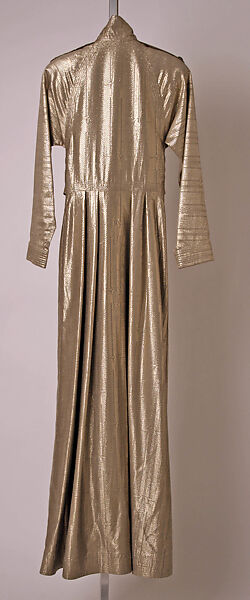 Trench coat, Geoffrey Beene (American, Haynesville, Louisiana 1927–2004 New York), metallic, metal, American