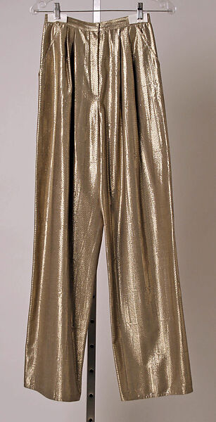 Trench coat, Geoffrey Beene (American, Haynesville, Louisiana 1927–2004 New York), metallic, metal, American