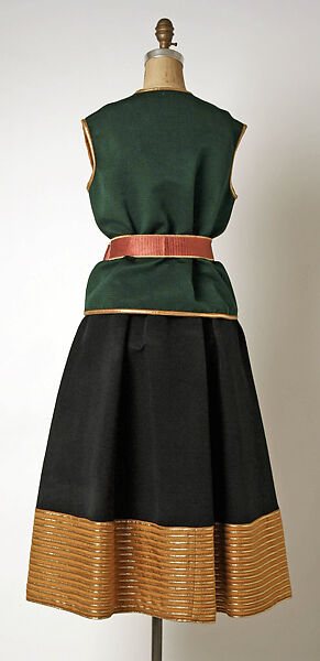 Dress, Geoffrey Beene (American, Haynesville, Louisiana 1927–2004 New York), silk, metallic, American