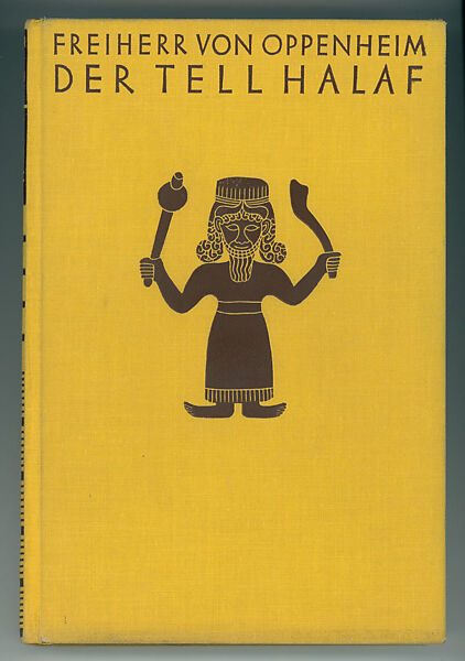 Der Tell Halaf, artist copy, Printed paper and binding 