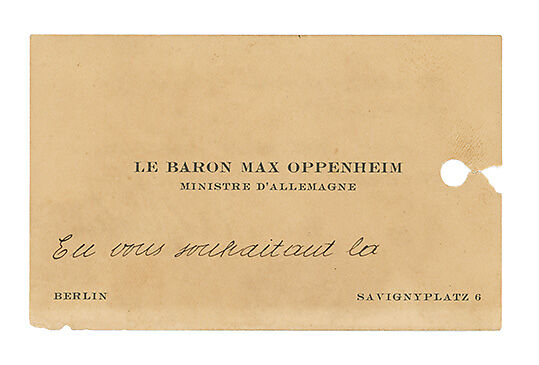 Baron Max von Oppenheim