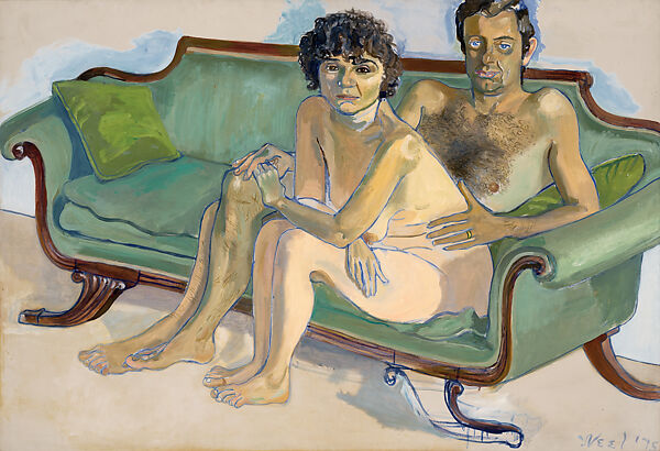 Cindy Nemser and Chuck, Alice Neel (American, Merion Square, Pennsylvania 1900–1984 New York), Oil on canvas 
