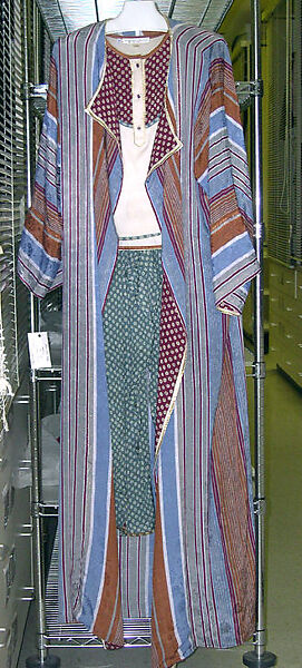 Ensemble, Geoffrey Beene (American, Haynesville, Louisiana 1927–2004 New York), silk, metallic, glass, American