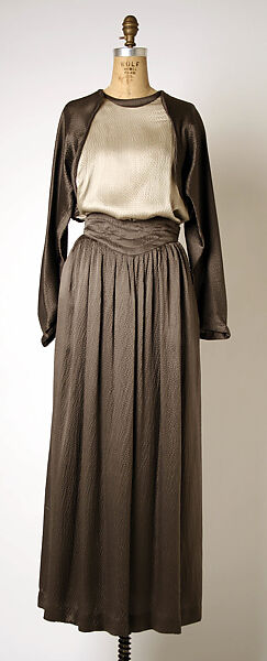 Ensemble, Geoffrey Beene (American, Haynesville, Louisiana 1927–2004 New York), silk, metallic, American