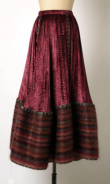 Ensemble, Geoffrey Beene (American, Haynesville, Louisiana 1927–2004 New York), (a) silk, cellophane, metallic; (b) silk, cellophane, metallic, mohair; (c) silk, metallic, amber, polished stone, American