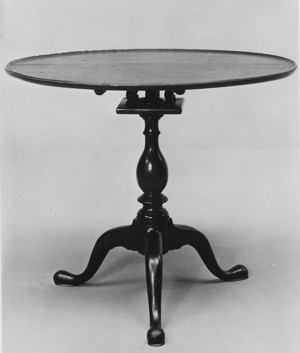 Tea Table, Walnut, American 