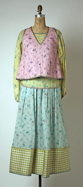 Ensemble, Geoffrey Beene (American, Haynesville, Louisiana 1927–2004 New York), (a–c) linen, metallic, silk; (d) silk, American 