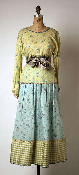Ensemble, Geoffrey Beene (American, Haynesville, Louisiana 1927–2004 New York), (a–c) linen, metallic, silk; (d) silk, American
