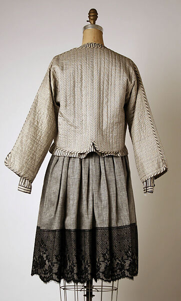 Ensemble, Geoffrey Beene (American, Haynesville, Louisiana 1927–2004 New York), (a) silk, linen, plastic; (b) silk, plastic; (c) synthetic fiber; (d) silk, linen, plastic, cotton, American