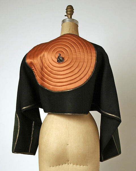Jacket, Geoffrey Beene (American, Haynesville, Louisiana 1927–2004 New York), wool, silk, metallic, American