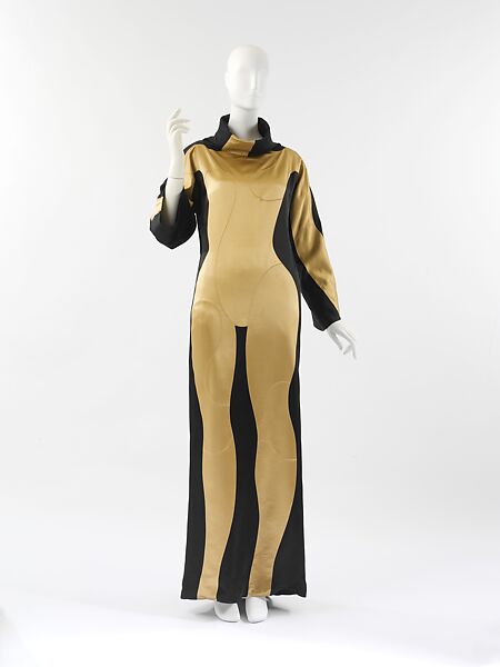 Dress, Geoffrey Beene (American, Haynesville, Louisiana 1927–2004 New York), silk, wool, metallic, American 