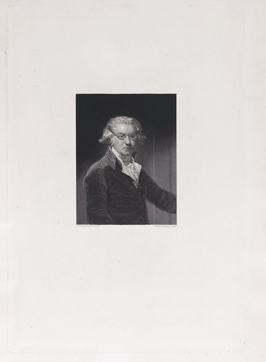 Sir Joshua Reynolds, John Henry Robinson (British, Bolton, Lancashire 1796–1871 Petworth, Sussex), Mixed method engraving 