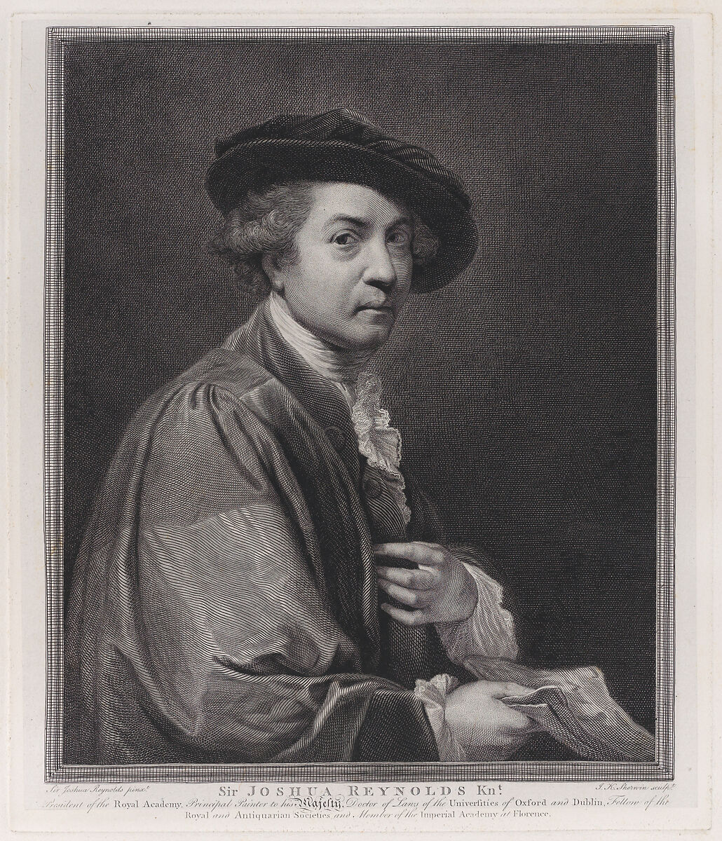 Sir Joshua Reynolds, John Keyse Sherwin (British, East Dean, Sussex 1751–1790 London), Etching and engraving on chine collé 