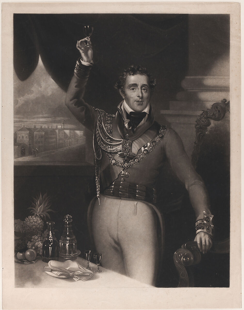 The Duke of Wellington, William Say (British, Lakenham, near Norwich 1768–1834 London), Mezzotint 
