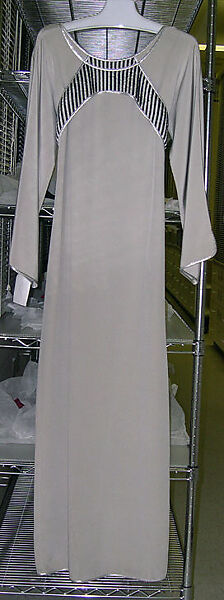 Dress, Geoffrey Beene (American, Haynesville, Louisiana 1927–2004 New York), synthetic fiber, metallic, silk, American