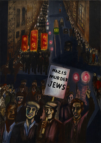 Nazis Murder Jews, Alice Neel (American, Merion Square, Pennsylvania 1900–1984 New York), Oil on canvas 
