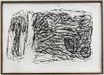 Orthostat #017a, b, from Orthostates, Rayyane Tabet  Lebanese, Charcoal rubbing on paper, framed