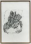 Orthostat #022, from Orthostates, Rayyane Tabet  Lebanese, Charcoal rubbing on paper, framed