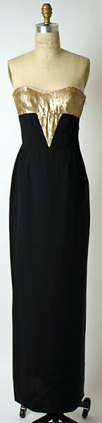Dress, Geoffrey Beene (American, Haynesville, Louisiana 1927–2004 New York), silk, plastic, American 