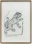 Orthostat #034, from Orthostates, Rayyane Tabet  Lebanese, Charcoal rubbing on paper, framed