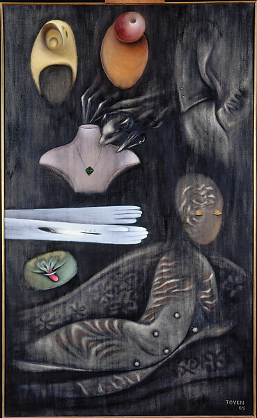 L'un dans l'autre (The One in the Other), Toyen (Prague 1902–1980 Paris), Oil on canvas 