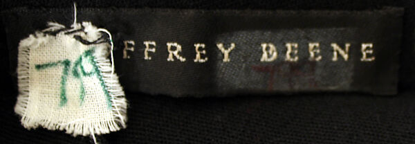 Dress, Geoffrey Beene (American, Haynesville, Louisiana 1927–2004 New York), silk, metallic, cellophane, American